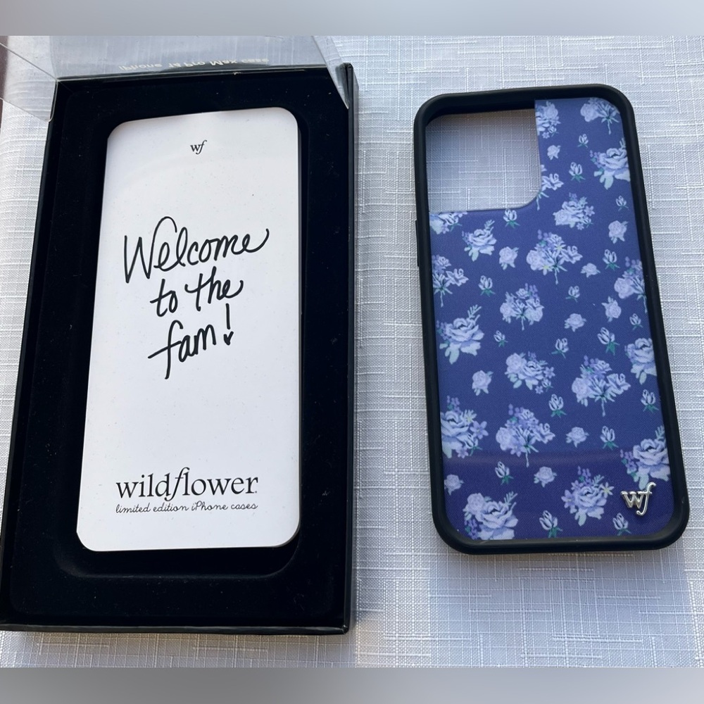 Wildflowers Purple Floral iPhone 14 Pro Max Case, NWT